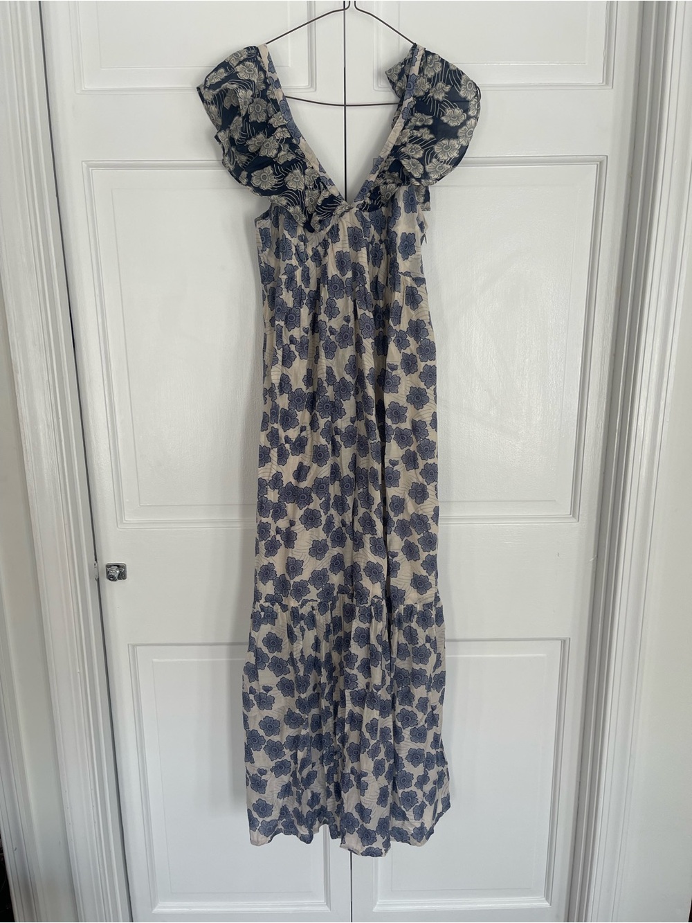 Gorsuch | Ro's Garden x Gorsuch Saskia Jasmin Dress with Ruffle Neckline